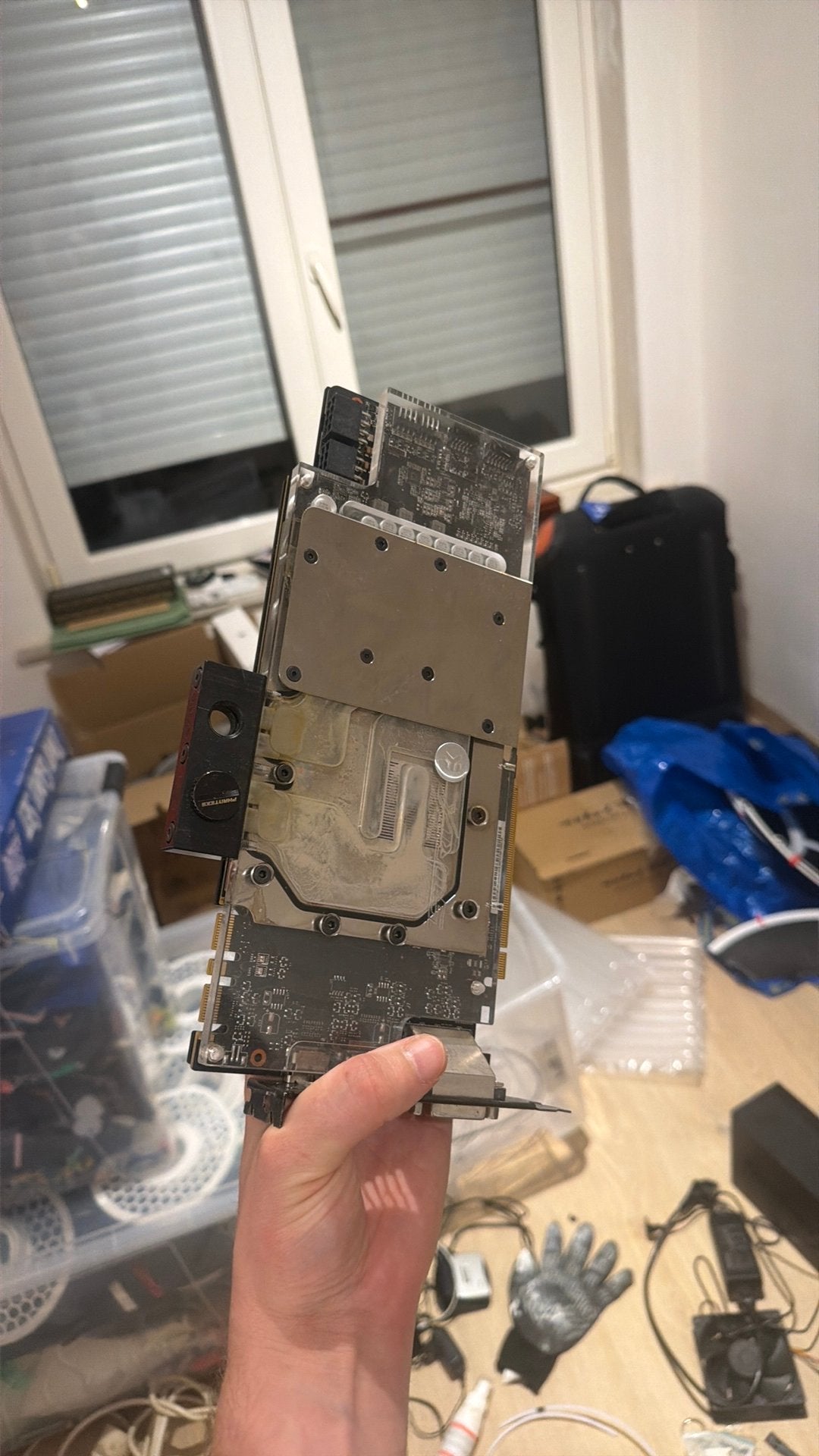 Waterblocked gtx 1080 strix, Computers en Software, Videokaarten, Ophalen, Zo goed als nieuw