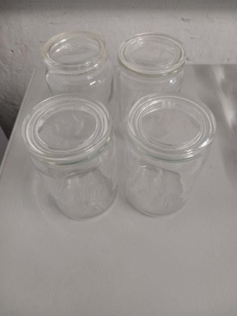 Bocaux en verre "VSL" 1 L pour conserve, batch cooking, Maison & Meubles, Enlèvement, Comme neuf, Verre