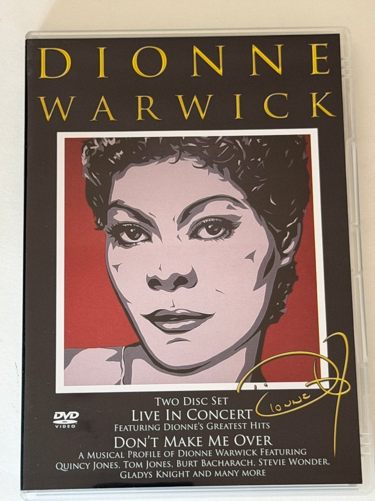 Dionne Warwick – Live In Concert + Don't Make Me Over (2DVD), Alle leeftijden, Ophalen of Verzenden, Gebruikt, Concert