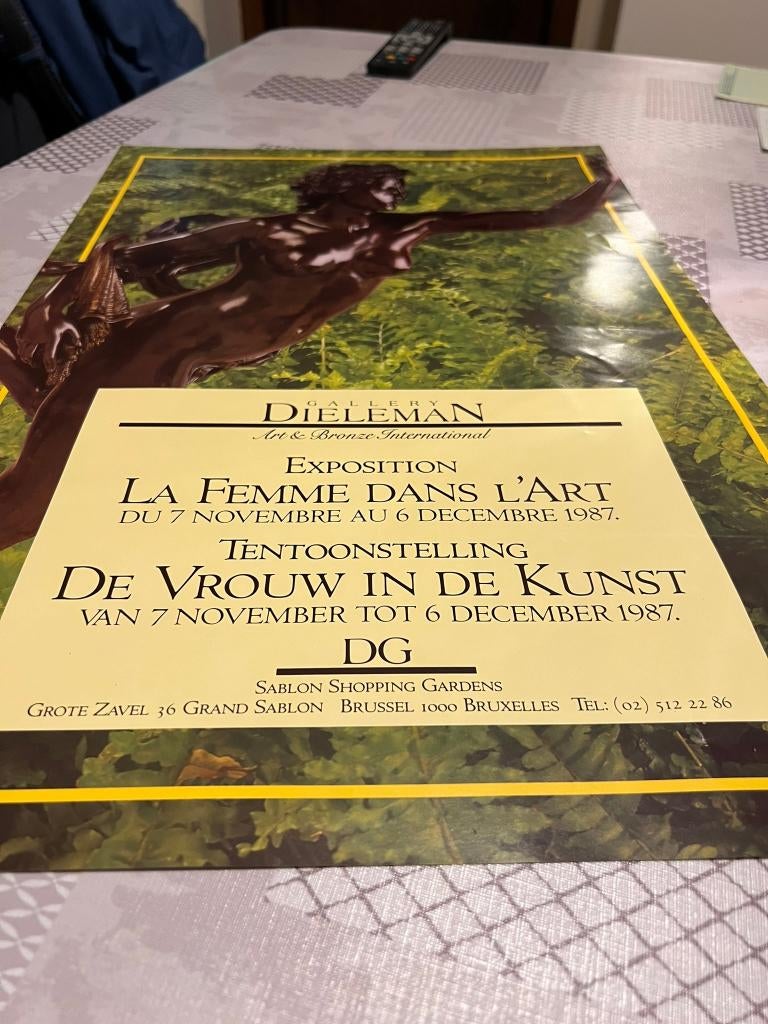Vintage Poster Gallery Dieleman Art & Bronze International, Verzamelen, Posters, Rechthoekig Staand, Deurposter of groter, Ophalen of Verzenden