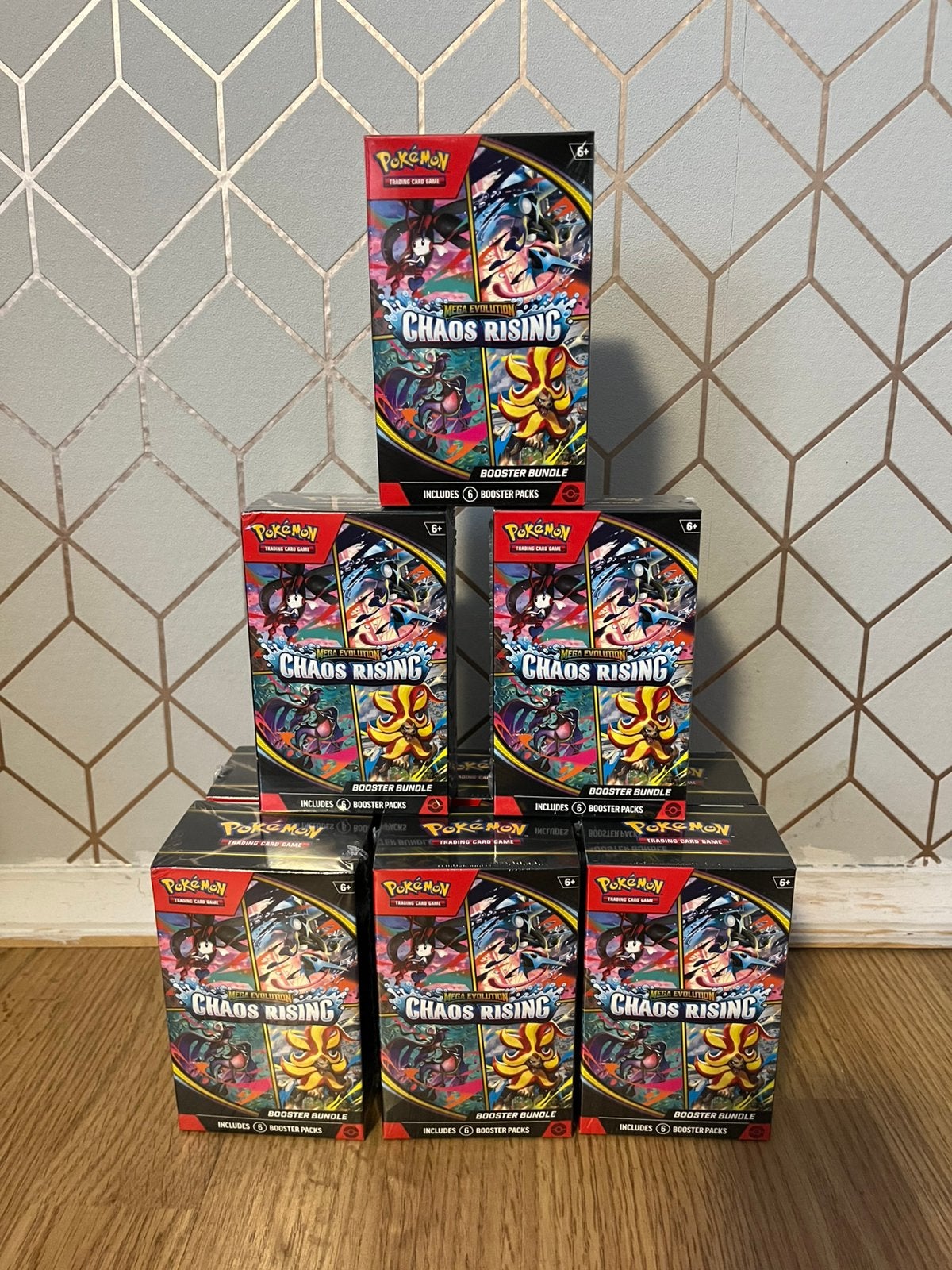 Pokemon Chaos Rising Booster Bundle, Ophalen of Verzenden, Nieuw, Booster, Foil
