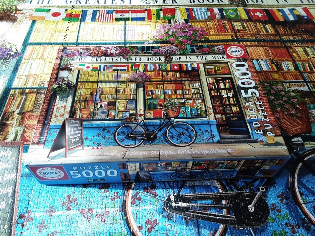 Puzzel 5000 stukken, Ophalen