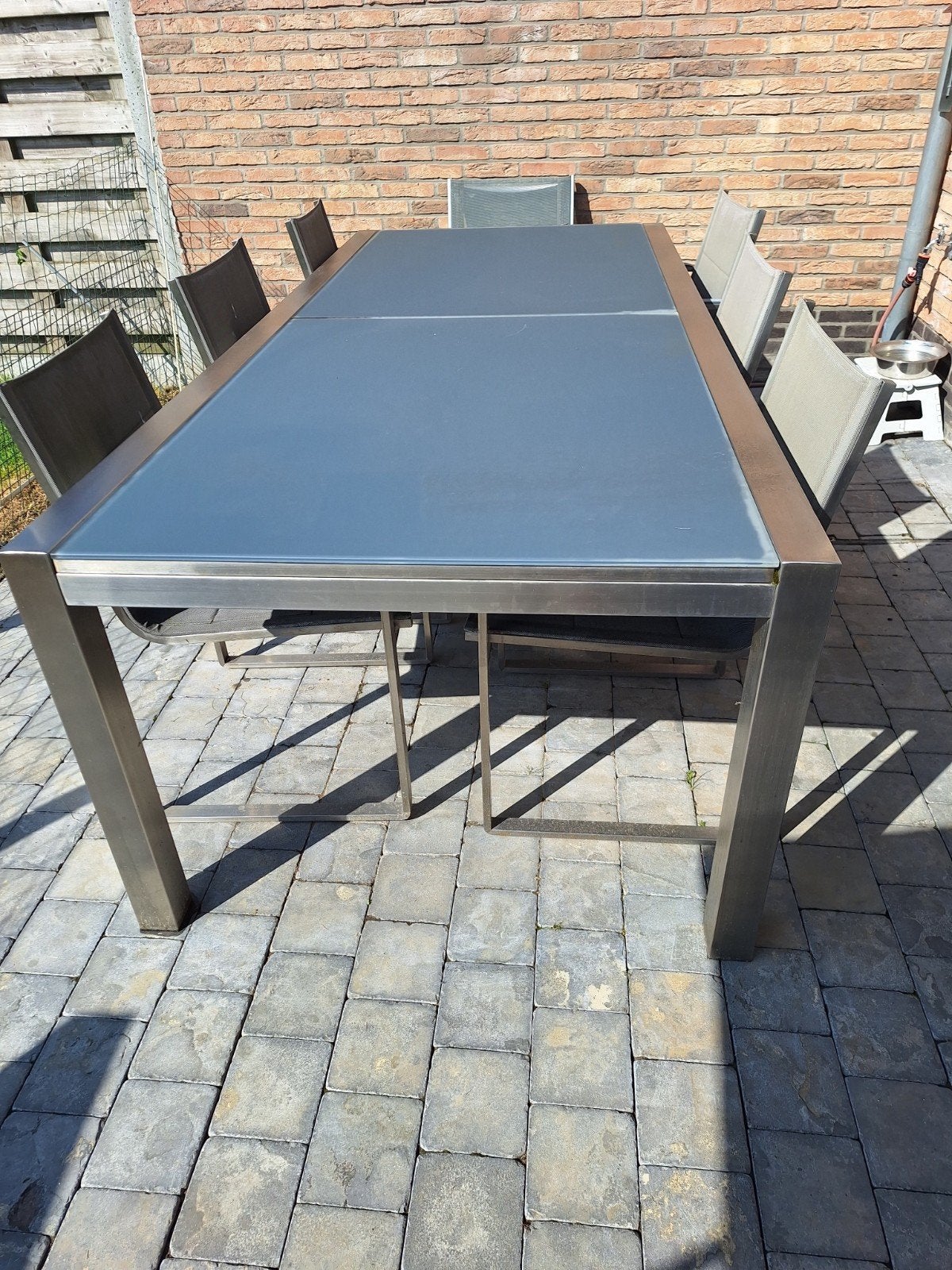 Bristol grote tuintafel met 6 stoelen, Ophalen