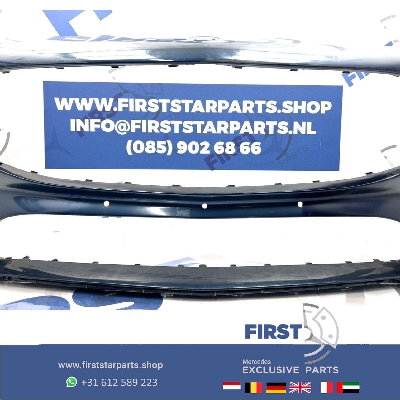 W118 BUMPER CLA AMG VOORBUMPER C118 ZWART WIT GRIJS BLAUW RO, Gebruikt, -, Voor, Ophalen of Verzenden