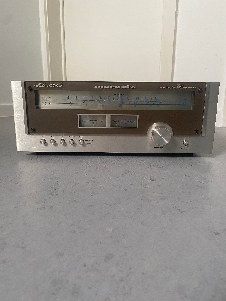 Vintage Marantz Model 2020L Analoge Stereo Tuner (1978), TV, Hi-fi & Vidéo, Enlèvement ou Envoi, Utilisé