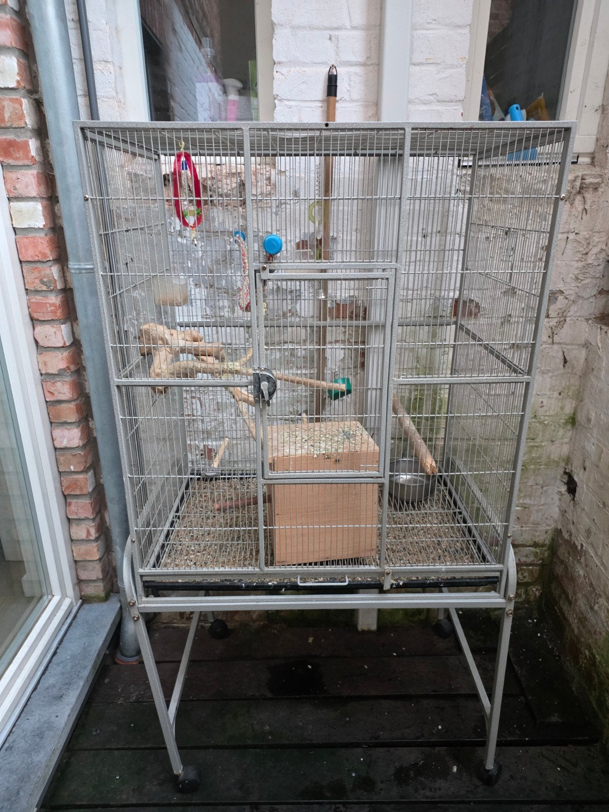 vogels kooi, Ophalen