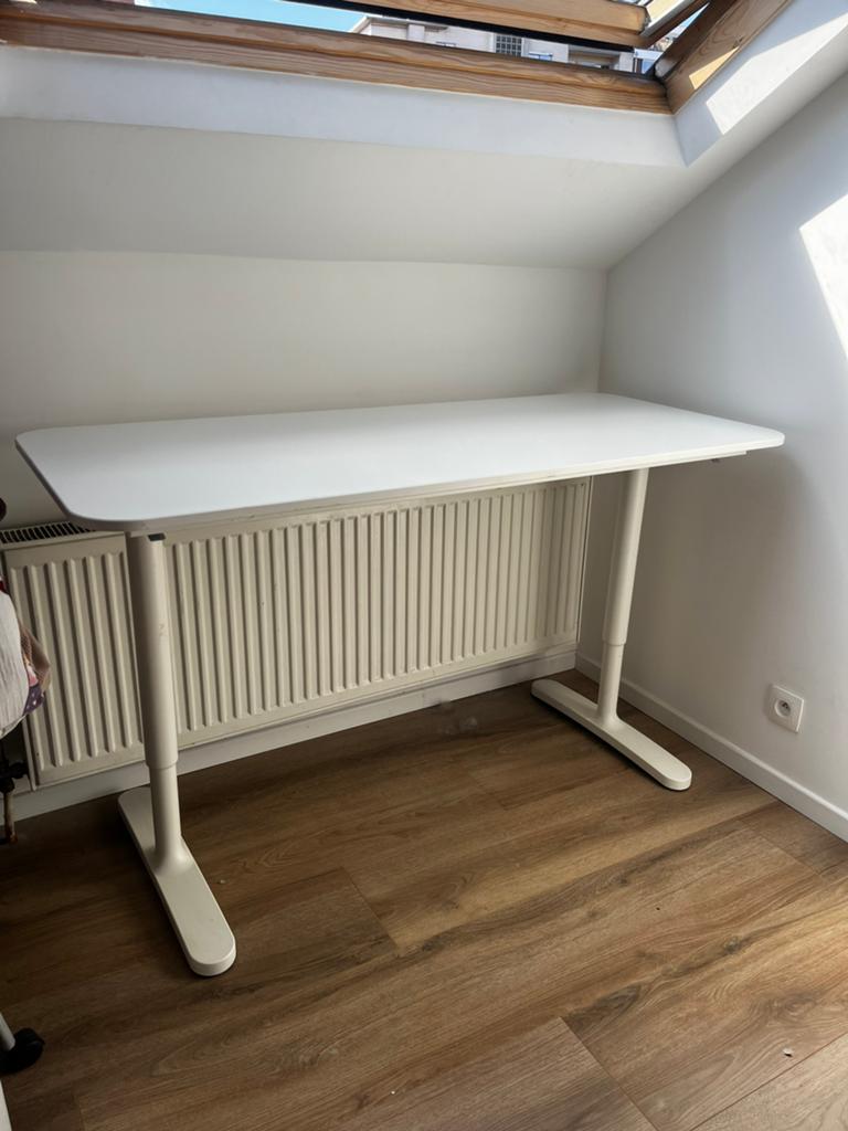 Table de bureau, Maison & Meubles, Enlèvement, Utilisé, IKEA, 140 cm