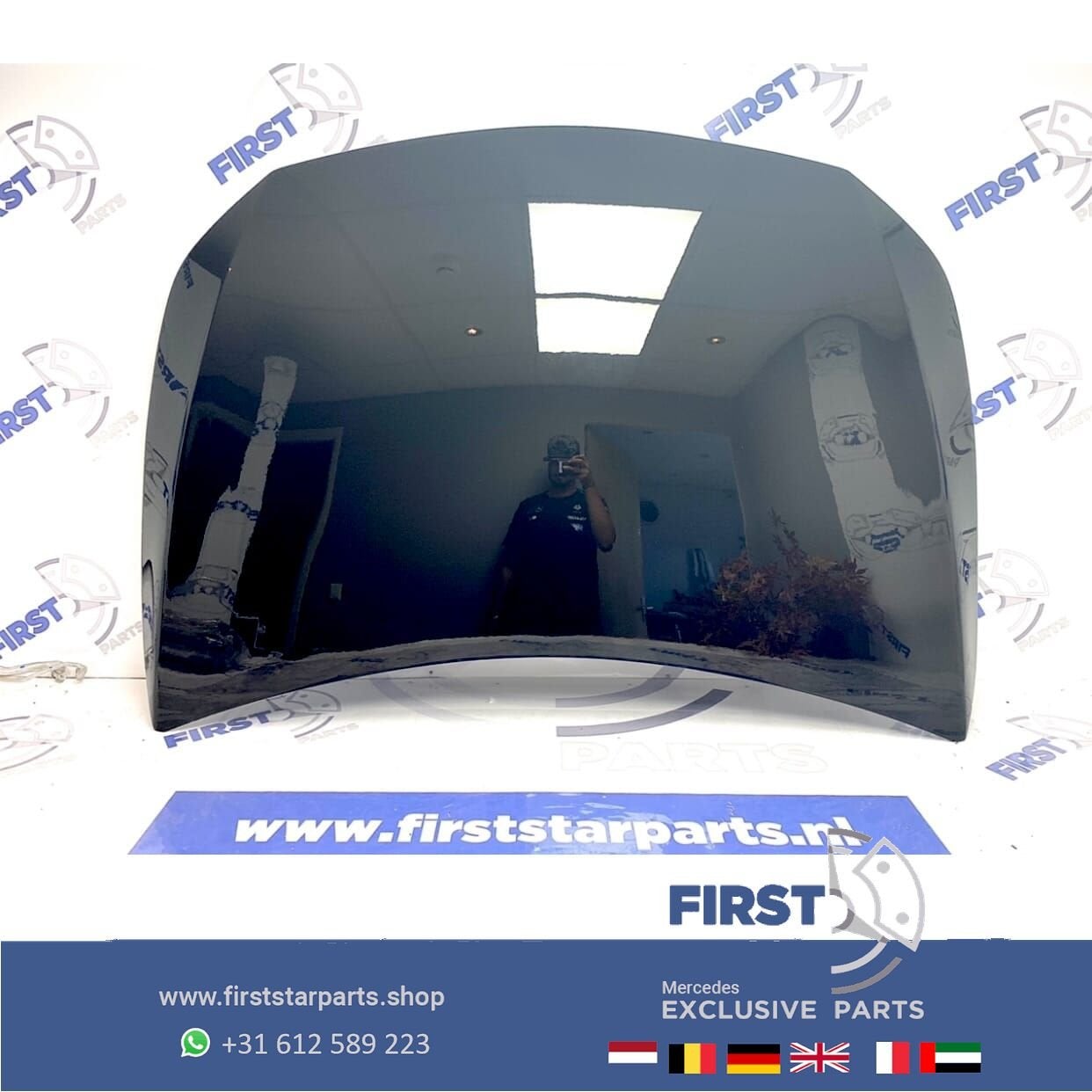 W177 V177 MOTORKAP Mercedes A Klasse 2018-2022 ZWART ORIGINE
