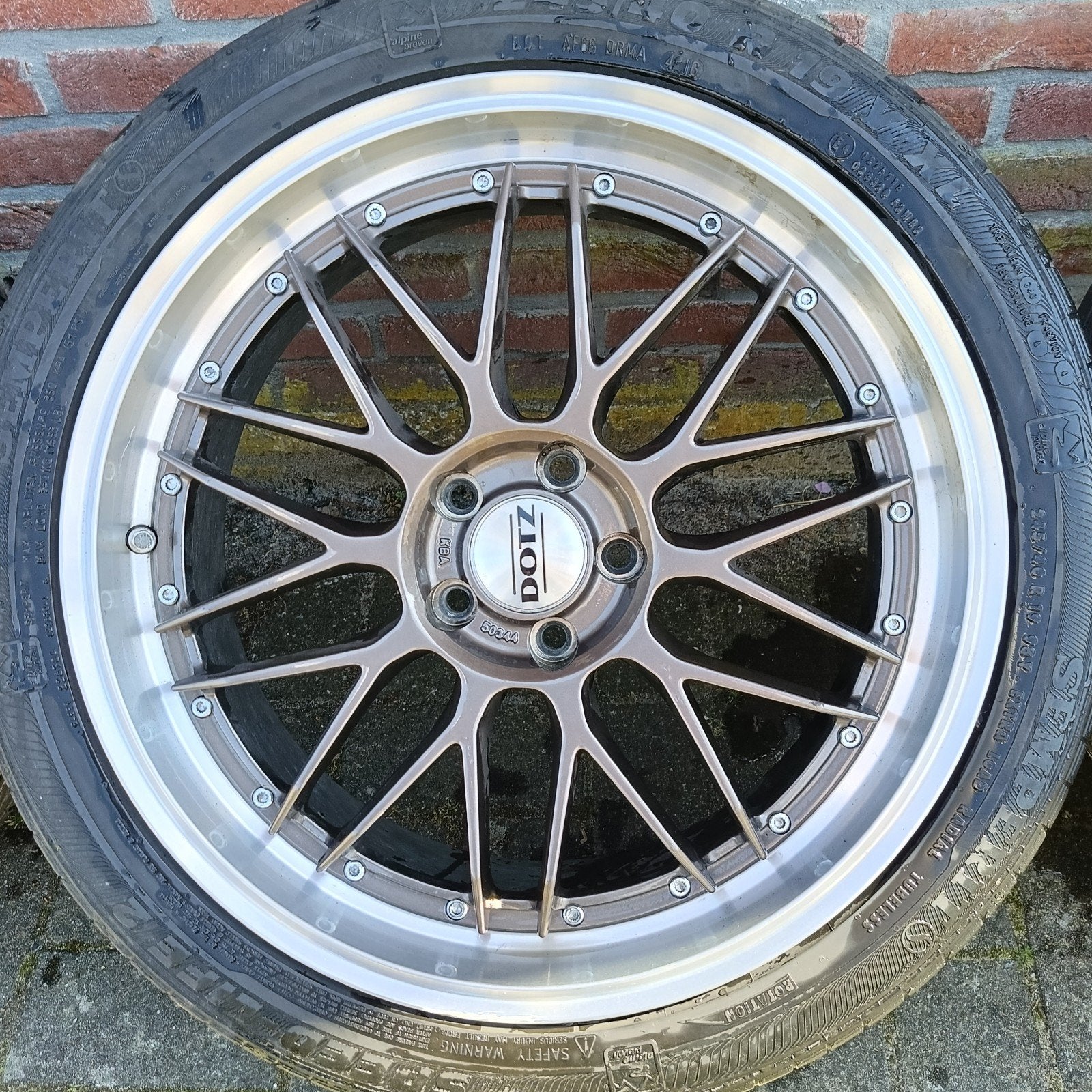 Volvo 19inch Dotz Velgen - Made in Germany 5x108, Autos : Pièces & Accessoires, Pneus & Jantes, Neuf, Pneus et Jantes, Véhicule de tourisme