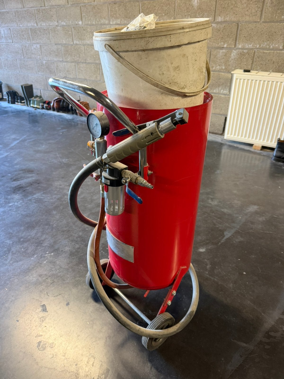Zandstraal ketel, Bricolage & Construction, Compresseurs, Enlèvement, Comme neuf