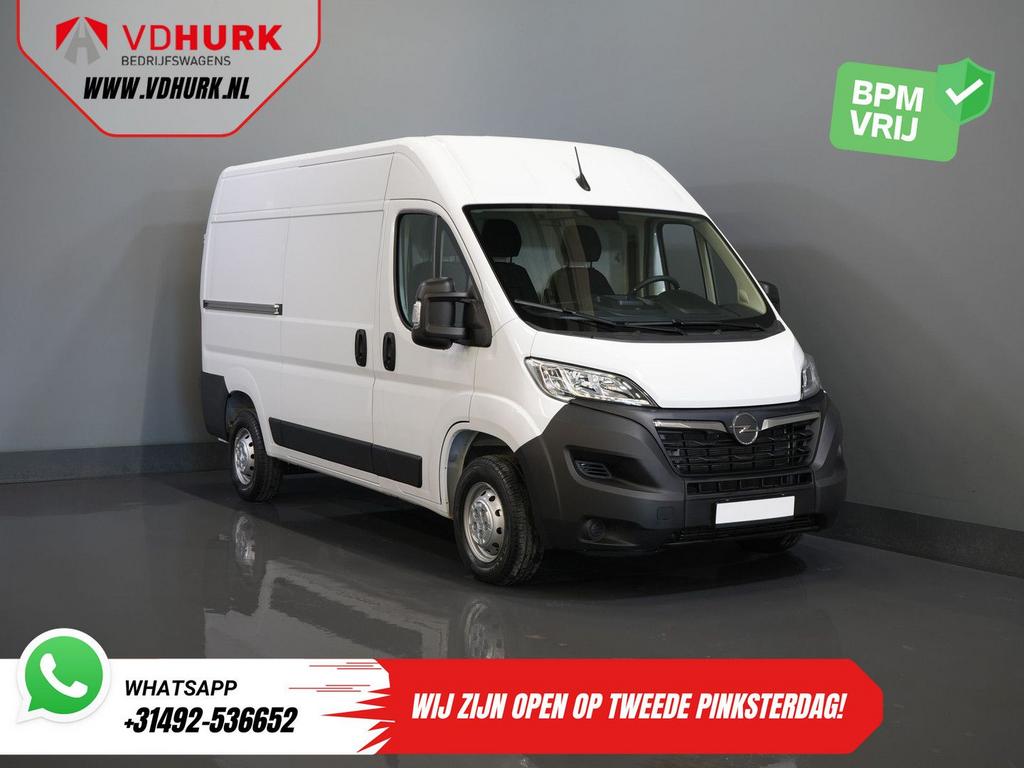 Opel Movano 2.2 140 pk L2H2 Betimmering/ Carplay/ 270Gr.Deur, Achat, Entreprise, Boîte manuelle, Blanc