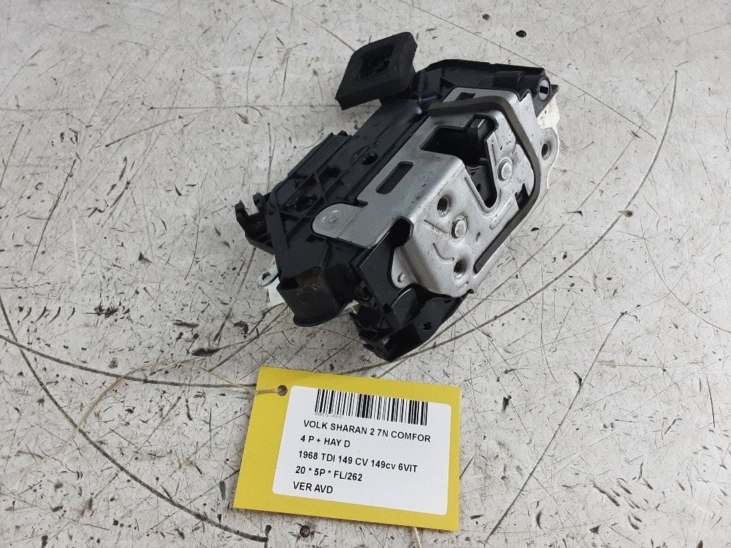 SERRURE DE PORTE AVANT DROITE Sharan (7N) (5K1837016J), Volkswagen, Volkswagen AG, Utilisé, Kundenbetreuung@volkswagen.de