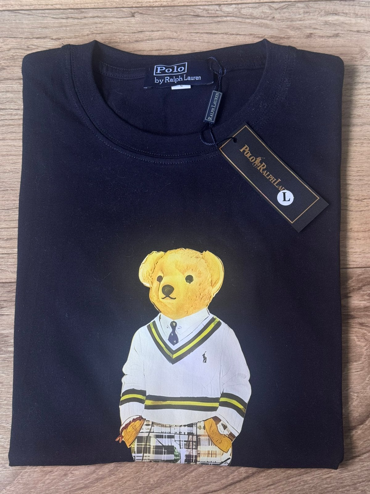 Ralph Lauren bear T-shirt L, Ophalen of Verzenden, Nieuw, Maat 52/54 (L), Blauw