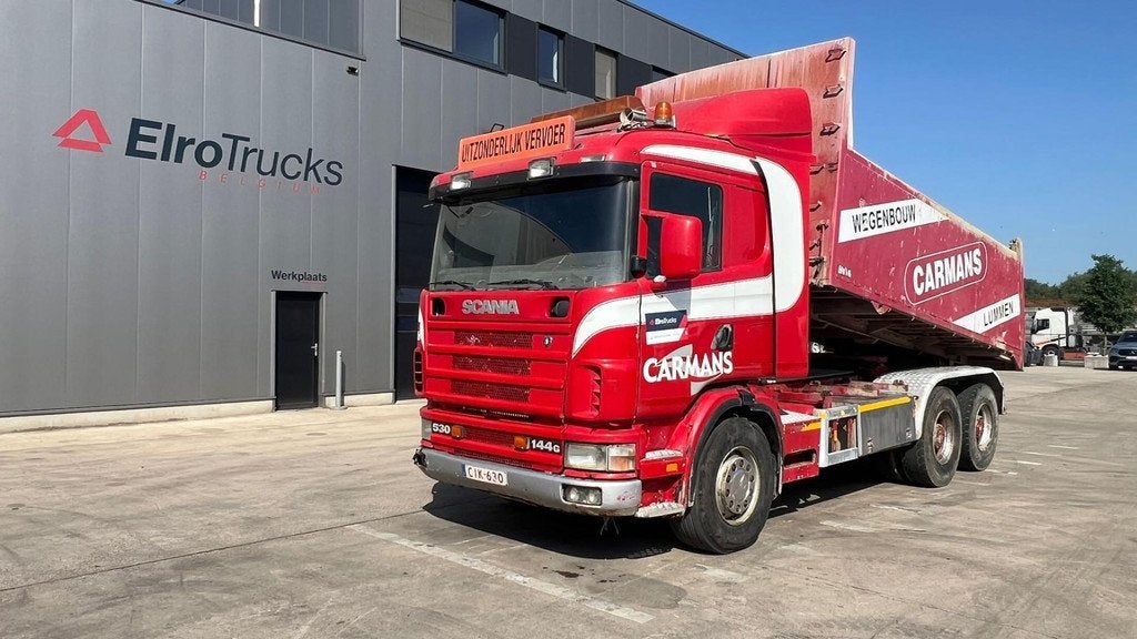 Scania 144 - 530 (BELGIAN TRUCK / DOUBLE SYSTEM / TRACTEUR +, Euro 2, Achat, 390 kW, Boîte manuelle