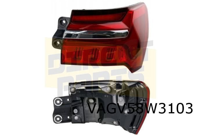 Audi A6 (2/18-) Achterlicht Rechts buiten (dyn. knipperlicht, Neuf, -, -, Audi