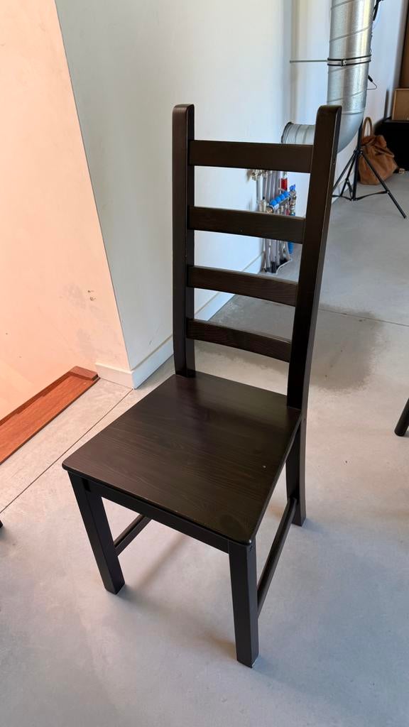 Stoel zwart Ikea, Huis en Inrichting, Stoelen, Ophalen, Gebruikt, Zwart, Eén