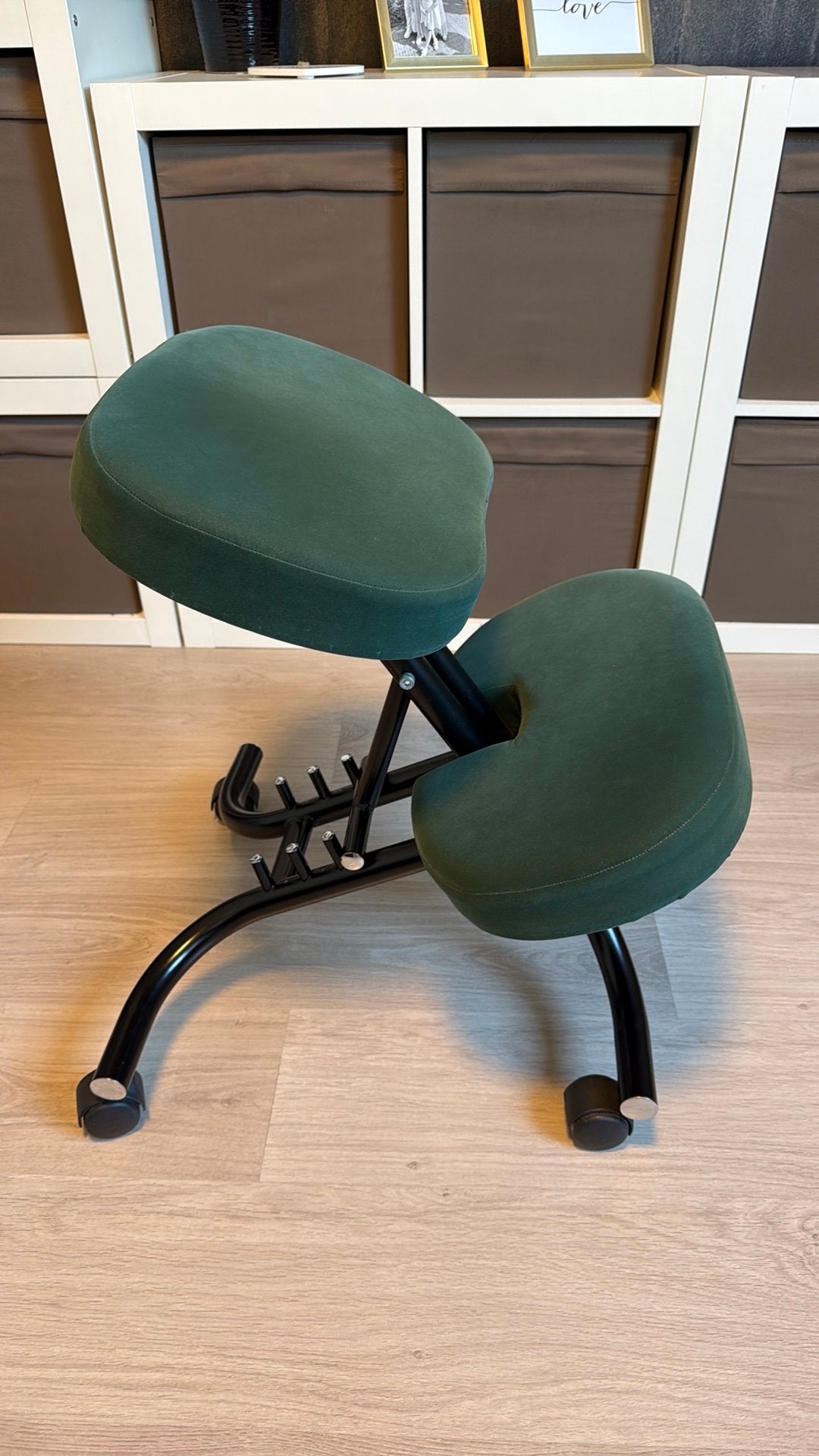 Kniestoel / ergonomische bureaustoel, Huis en Inrichting, Ophalen, Zo goed als nieuw, Bureaustoel, Groen