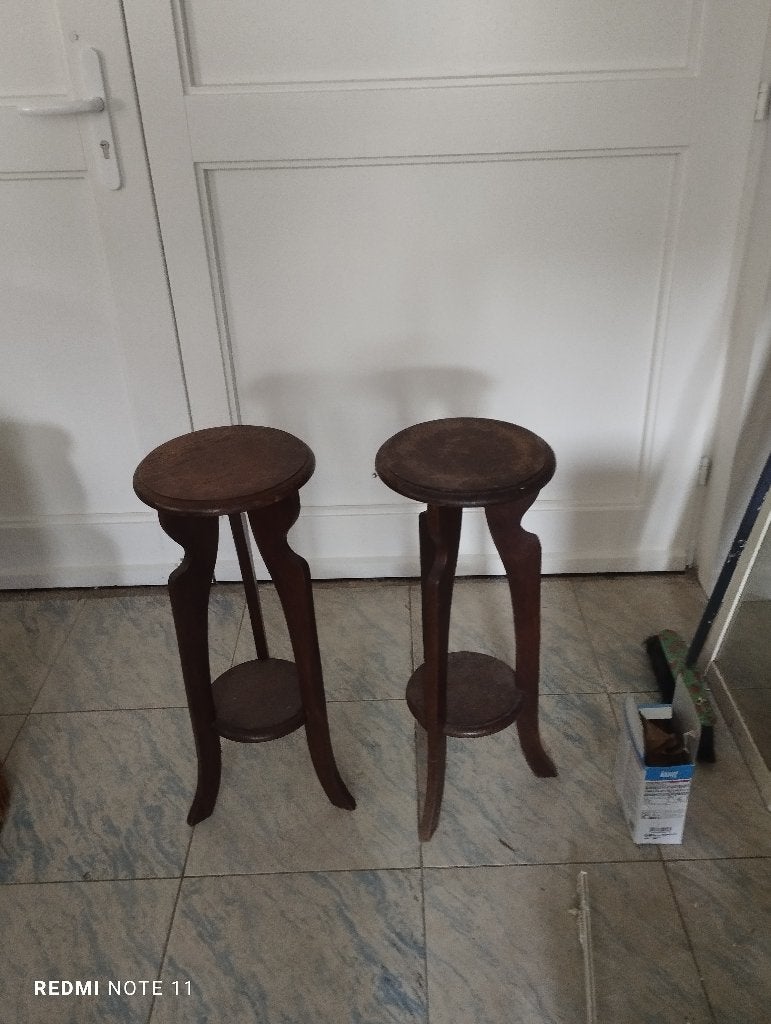 Sellette, Maison & Meubles, Rond, Enlèvement, Utilisé, Moins de 45 cm