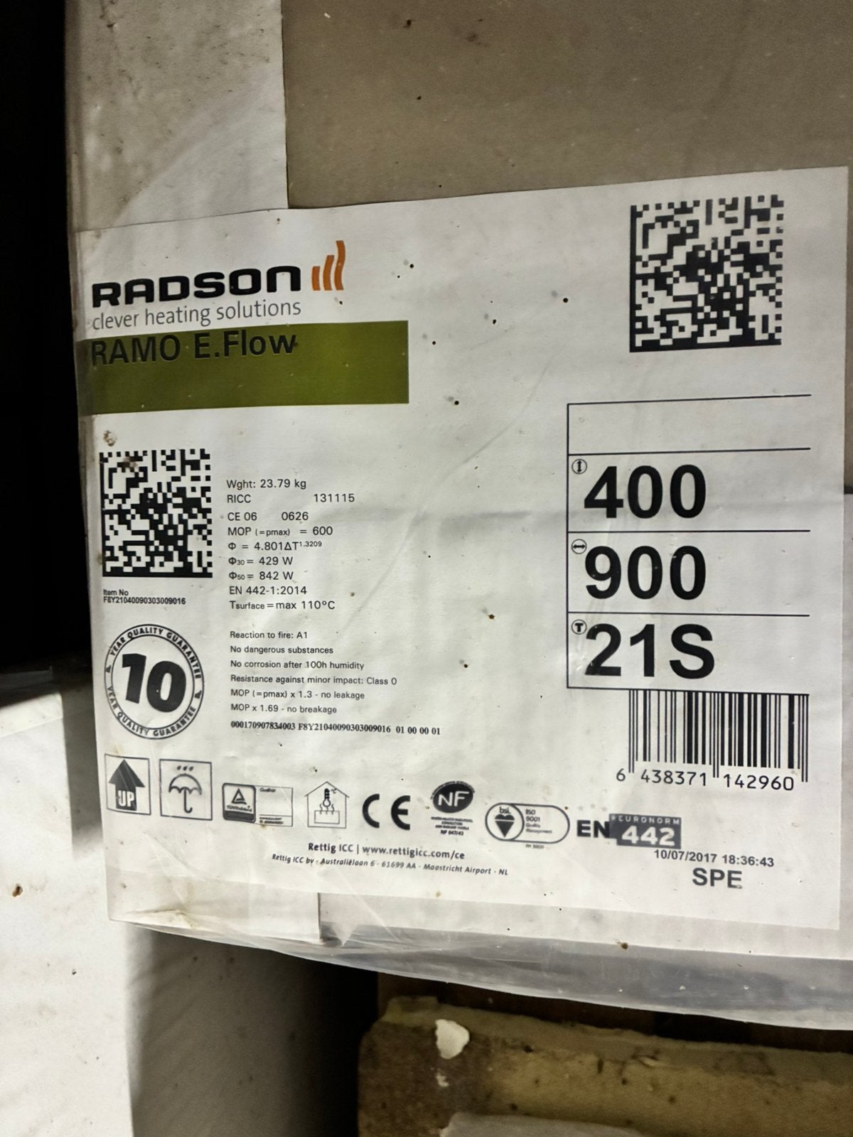 Radiator radson, Enlèvement, Comme neuf, Radiateur