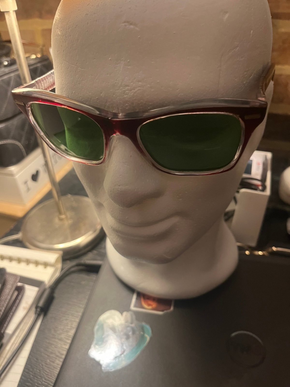 Bijzondere Samco Sport Racing zonnebril voorloper Persol, Enlèvement ou Envoi, Comme neuf, Lunettes de soleil