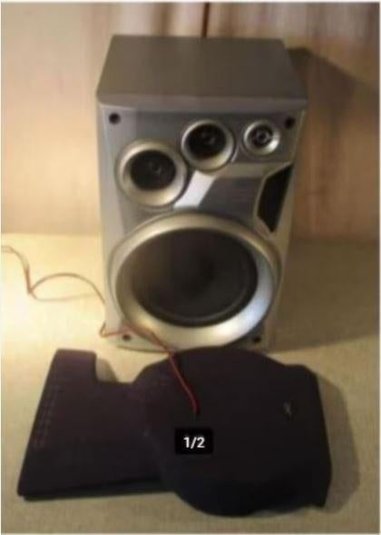 Haut-parleur Prima - JVC - SP-MXJ55 - 120 Watts, TV, Hi-fi & Vidéo, Enceintes, Enlèvement ou Envoi, Comme neuf, Haut-parleurs Frontaux, Arrière ou Stéréo