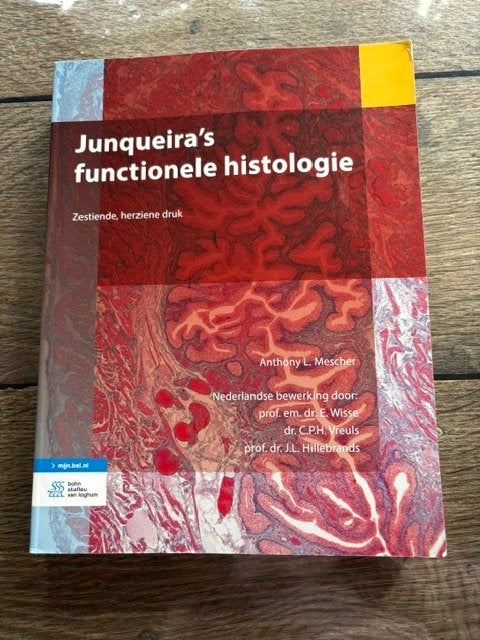 Junqueira's functionele histologie, Boeken, Ophalen, Hoger Onderwijs, Zo goed als nieuw, Bohn stafleu van loghum