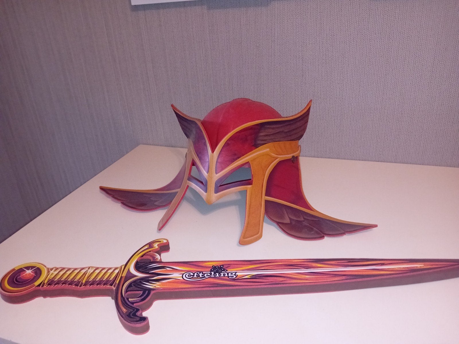Raveleijn masker en zwaard (Efteling), Ophalen, Gebruikt