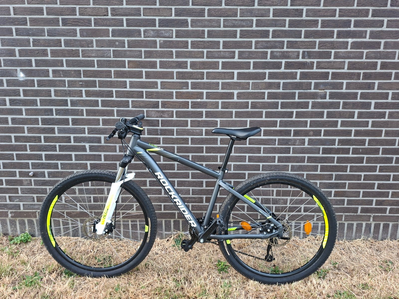 Mountenbike Rockrider ST 520 jaune gris taille S (neuf), Vélos & Vélomoteurs, VTT semi-rigide, Enlèvement, Neuf, Frein à disque