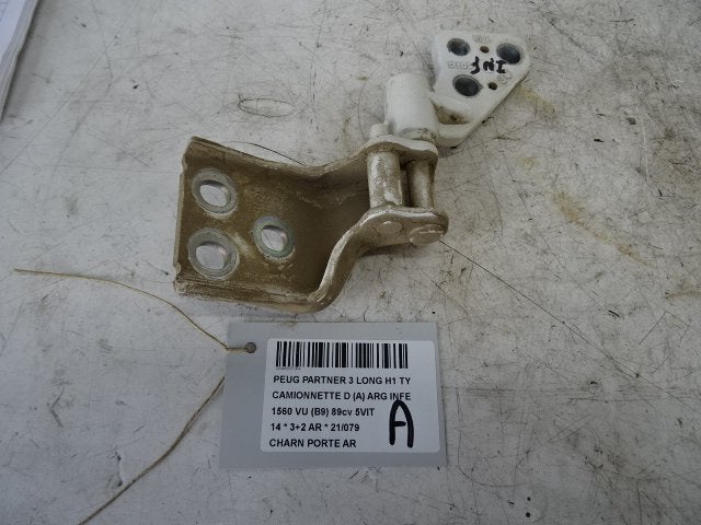 CHARNIERE DE PORTE Peugeot Partner (GC / GF / GG / GJ / GK), Utilisé, Peugeot
