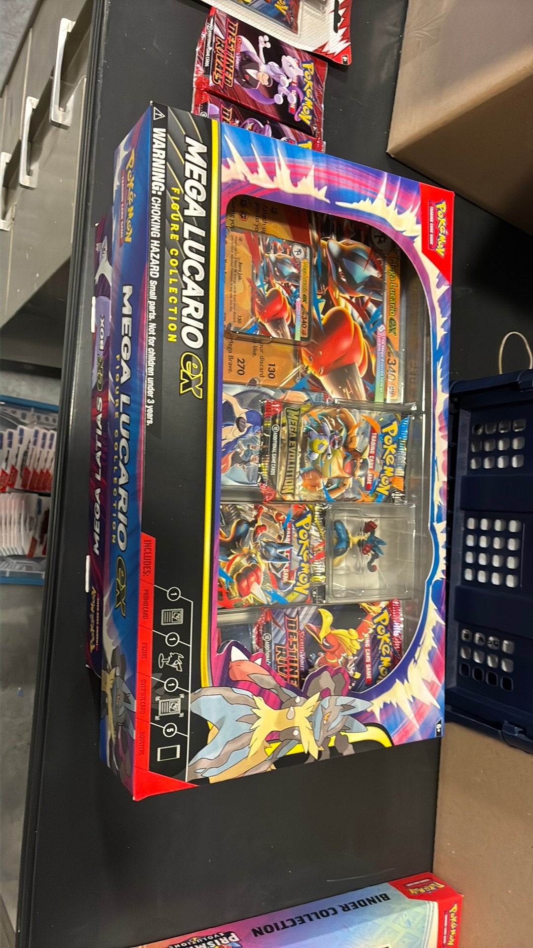 Pokémon Mega Lucario ex figure collection, Enlèvement, Neuf