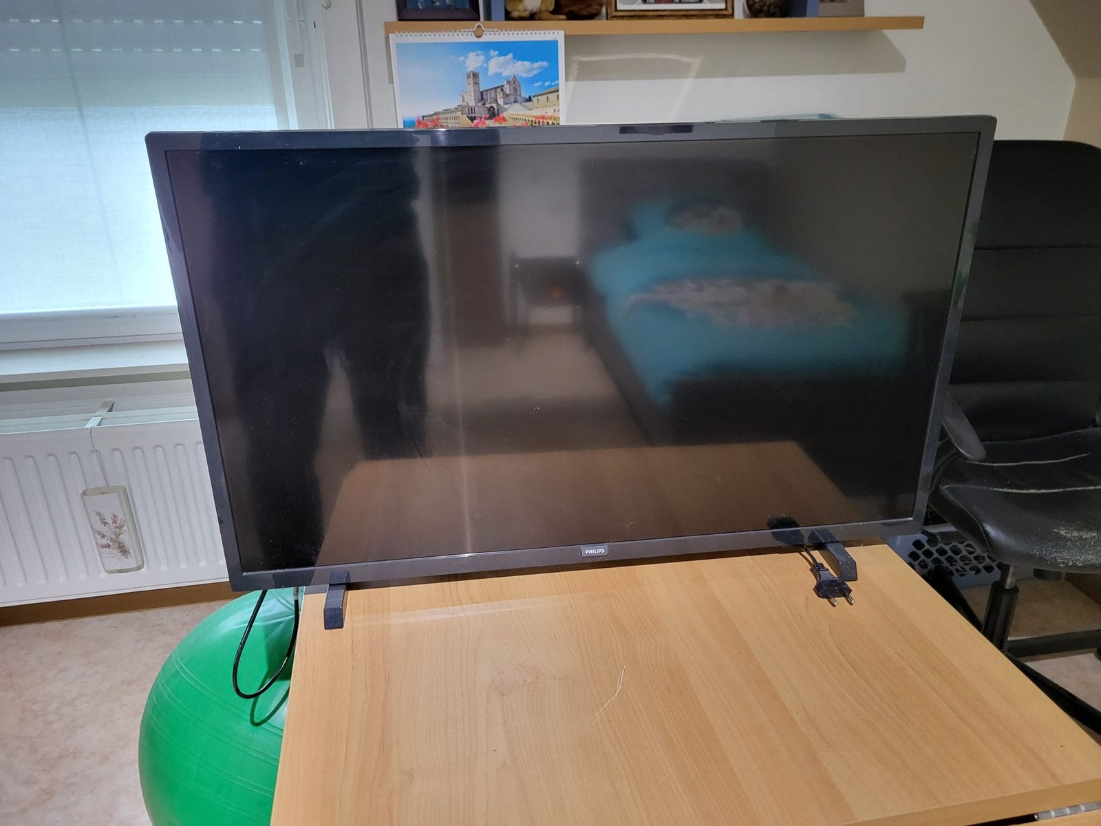 Ultraslanke LED-TV, TV, Hi-fi & Vidéo, Télévisions, Philips, 50 Hz, HD Ready (720p), Comme neuf