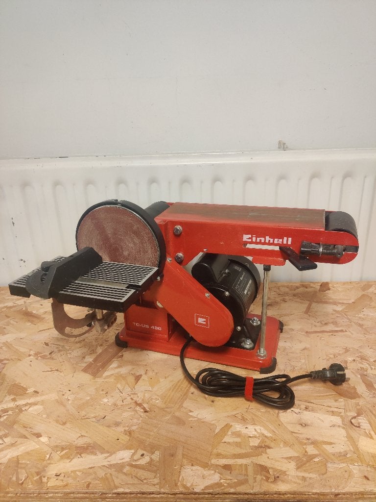 Bandschuurmachine Einhell TC-US 400, Bricolage & Construction, Outillage | Ponceuses, Enlèvement, Utilisé, Moins de 600 watts