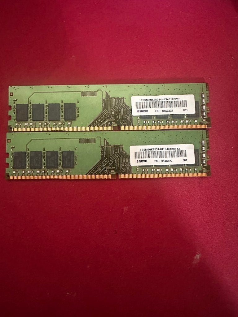 SK Hynix 2x8gb ddr4 2666mhz, Computers en Software, RAM geheugen, DDR4, Ophalen of Verzenden, Zo goed als nieuw, Desktop