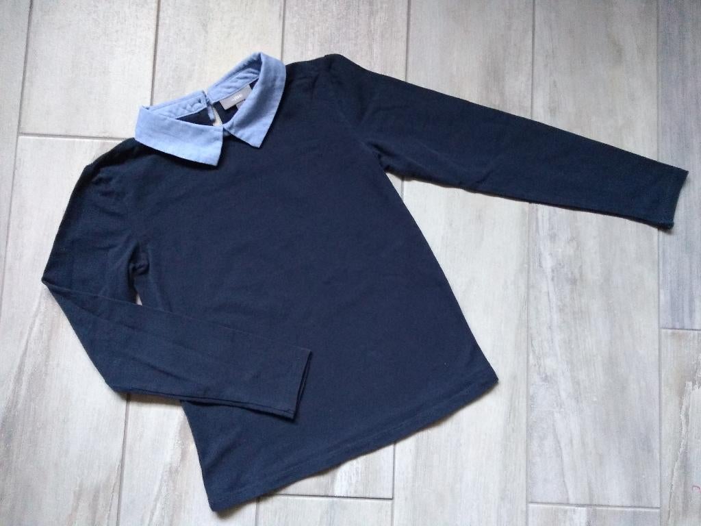 ✿ M134 - nieuwe longsleeve met kraagje JBC, Kinderen en Baby's, Kinderkleding | Maat 134, Meisje, Nieuw, Ophalen of Verzenden