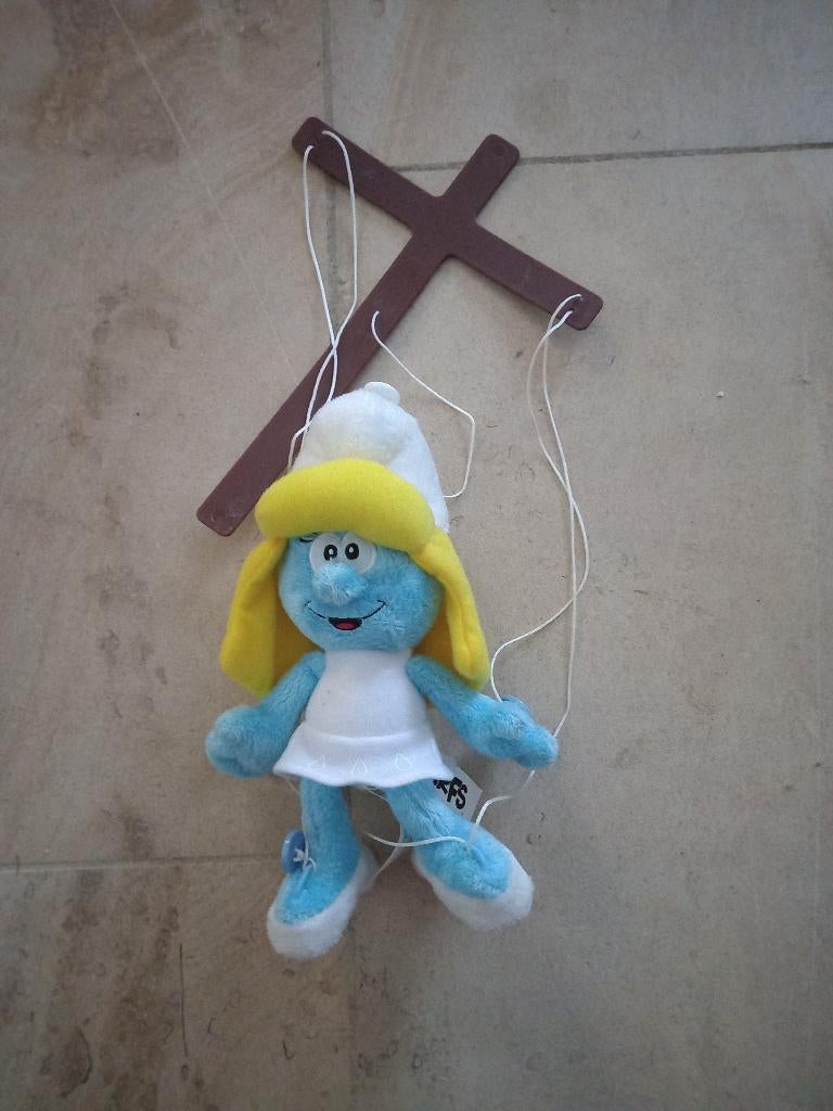 De Smurfen: poppenkastpoppetje Smurfin, Collections, Schtroumpfs, Enlèvement ou Envoi, Neuf, Schtroumpfette