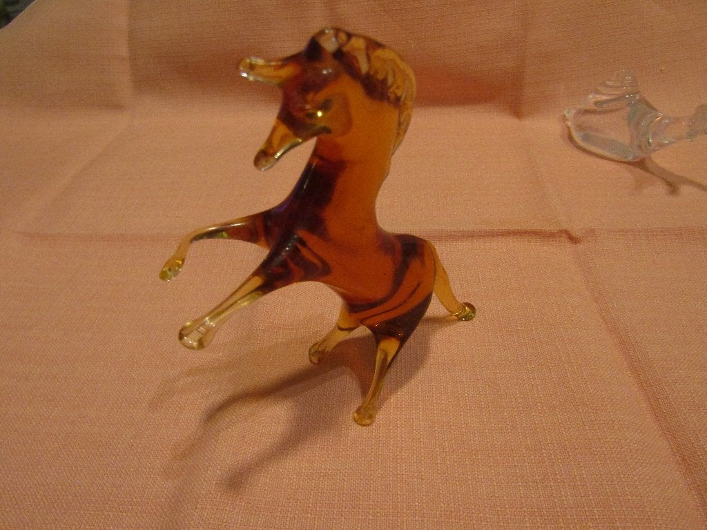 Prachtige kristallen dieren: paard en slak, Antiek en Kunst, Ophalen of Verzenden