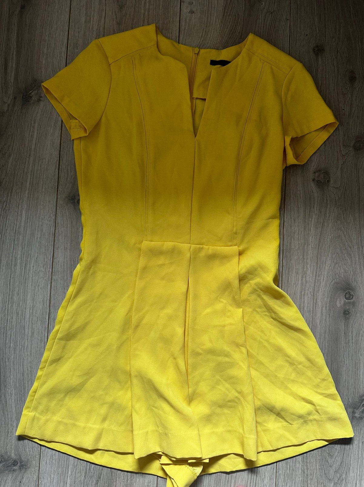 Zara XS playsuit, Ophalen of Verzenden, Zo goed als nieuw, Maat 34 (XS) of kleiner, Geel