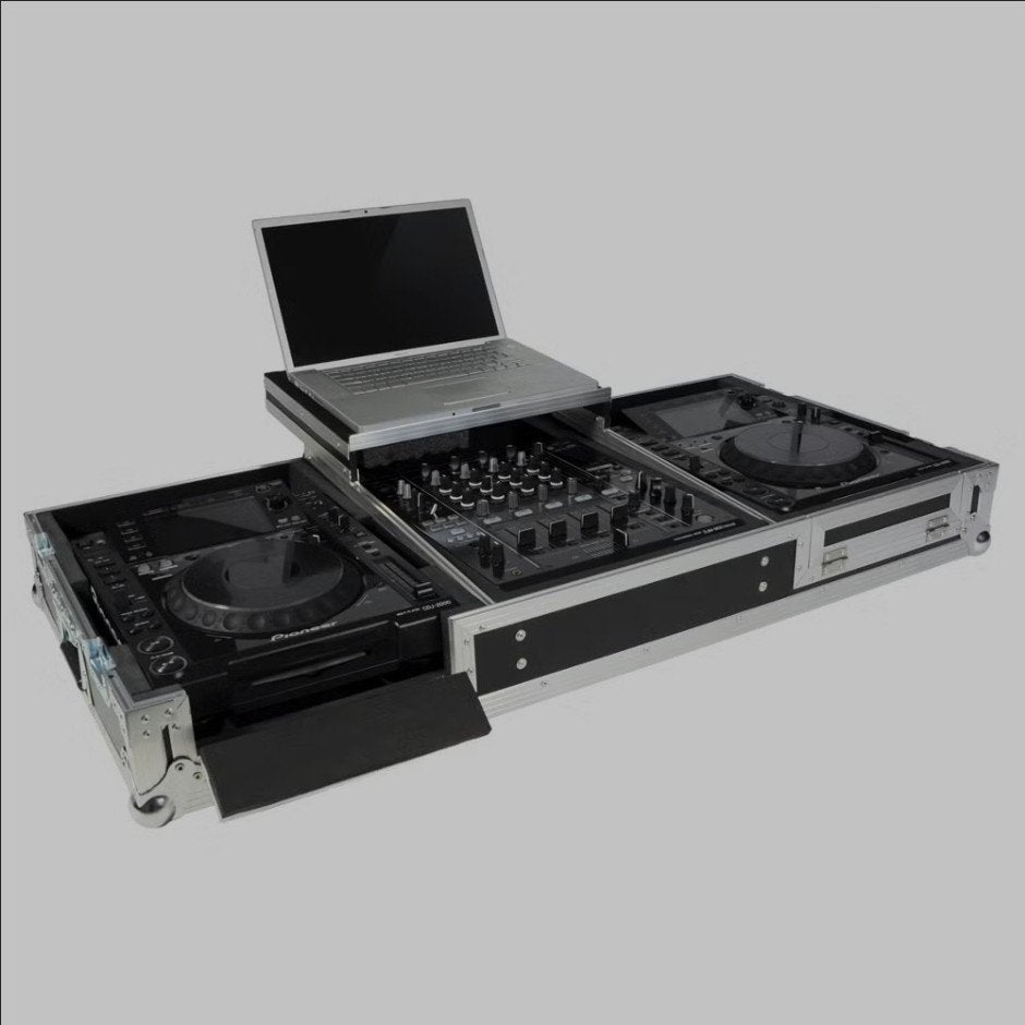 Luxe Flightcase Prodjuser (cdj15mkII) voor 2 cd spelers + mi, Ophalen