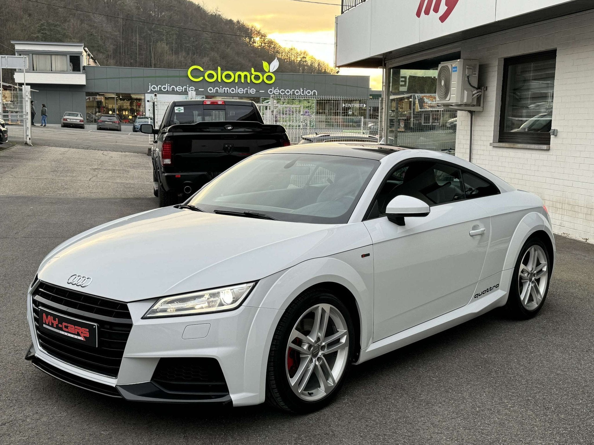 Audi TT COUPE 2.0 TDi 184CV S-LINE GPS CUIR XÉNON LED, Auto's, Voorwielaandrijving, 4 zetels, TT, Gebruikt