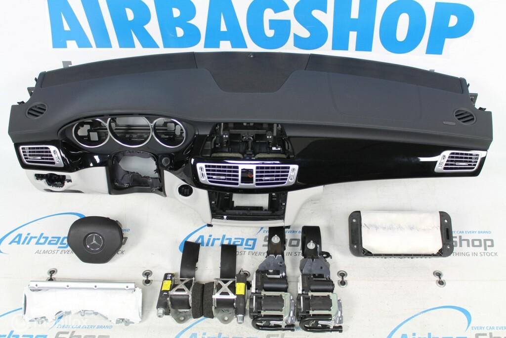 Airbag kit Tableau de bord cuir Mercedes CLS klasse W218, Enlèvement ou Envoi, Utilisé
