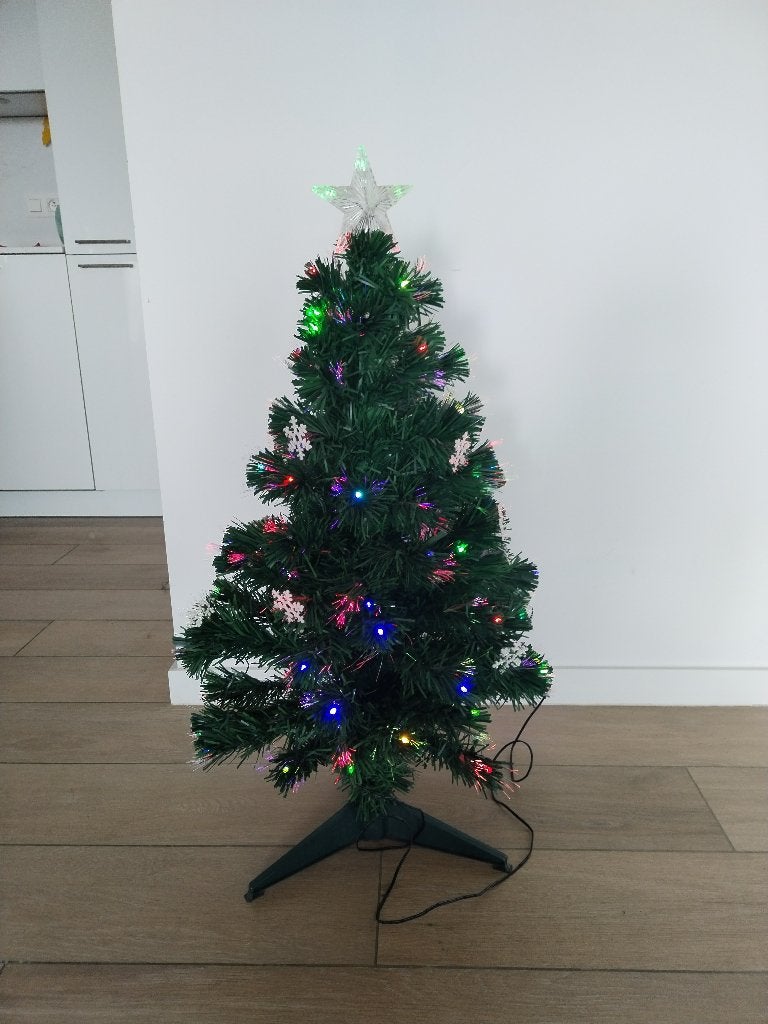 Sapin de Noel 90cm avec lumière, Divers, Enlèvement, Comme neuf