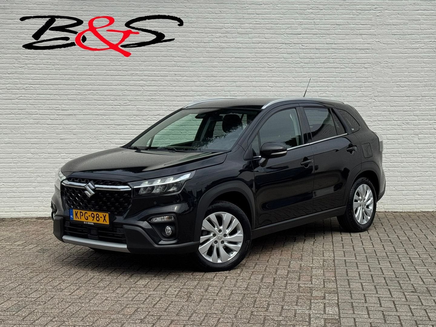 Suzuki SX4 S-Cross 1.4 Boosterjet Comfort Smart Hybrid Trekh, Auto's, Suzuki, Zwart, Bedrijf, Handgeschakeld, Grijs