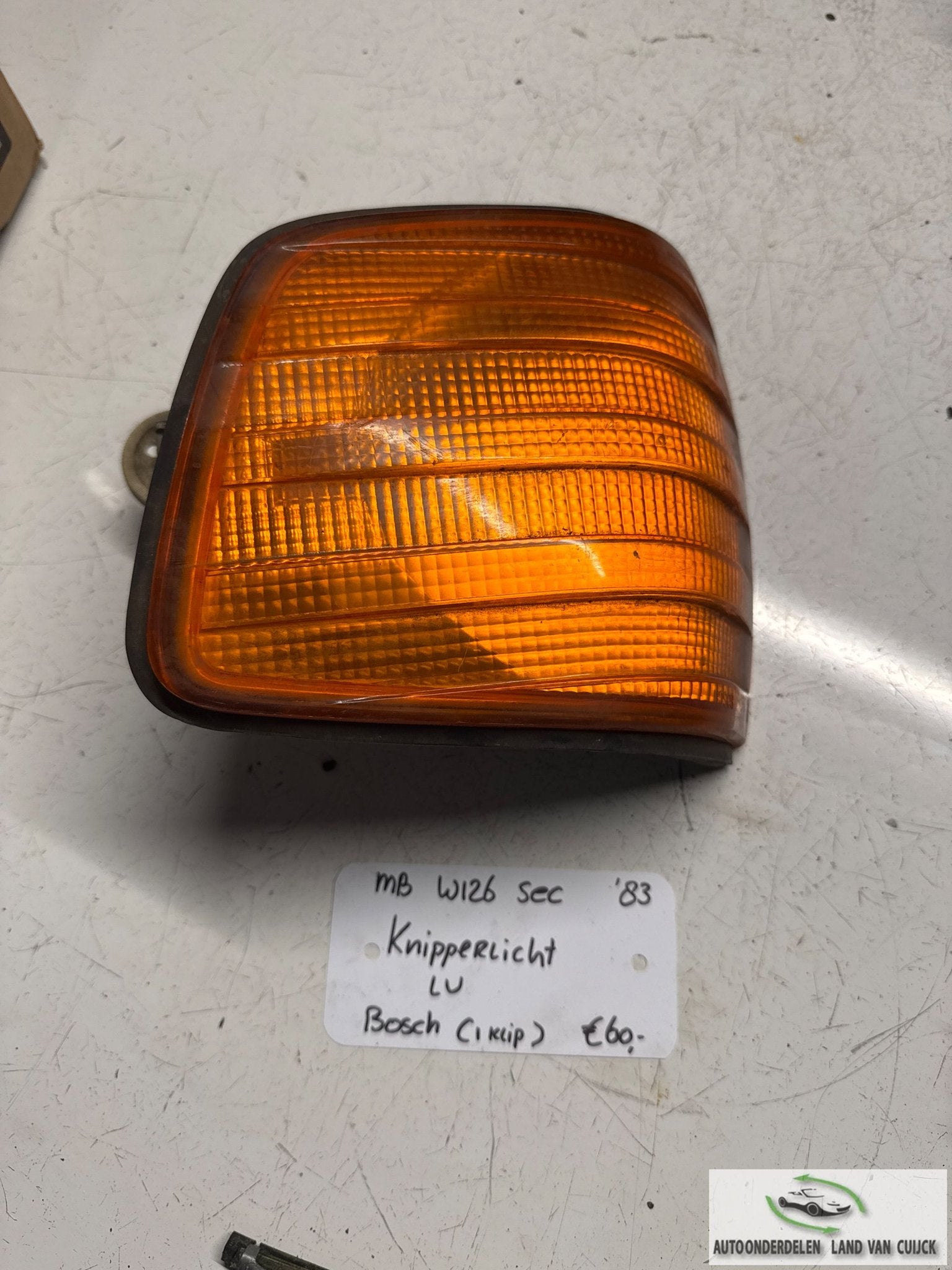 Mercedes W126 SEC  1983  Knipperlicht Merk Bosch Linksvoor, Autos : Pièces & Accessoires, -, Utilisé, -, -