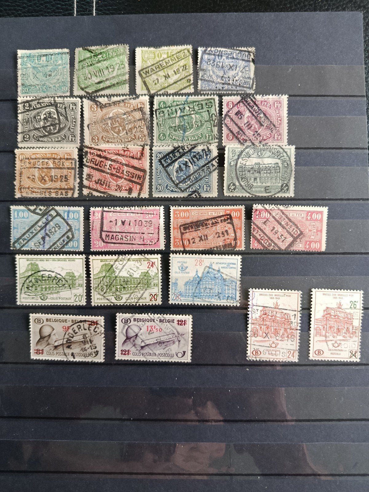 Spoorwegzegels., Postzegels en Munten, Ophalen of Verzenden
