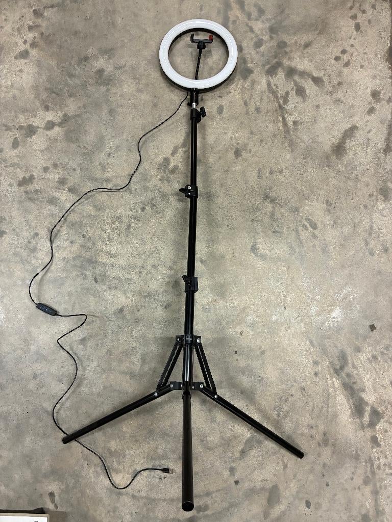 Ringlight, TV, Hi-fi & Vidéo, Photo | Flash, Enlèvement ou Envoi, Comme neuf, Autres marques, Inclinable