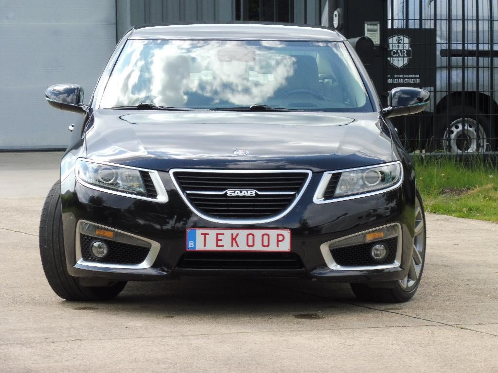 Saab 9-5 NG, 2.0T Hirsch 260pk, 2010, Aero, Automaat, ..., Beige, 4 cilinders, Zwart, Leder