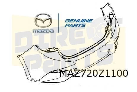 Mazda 3 Sedan (10/13-3/19) achterbumper (te spuiten) Origine, -, Verzenden, -, Nieuw