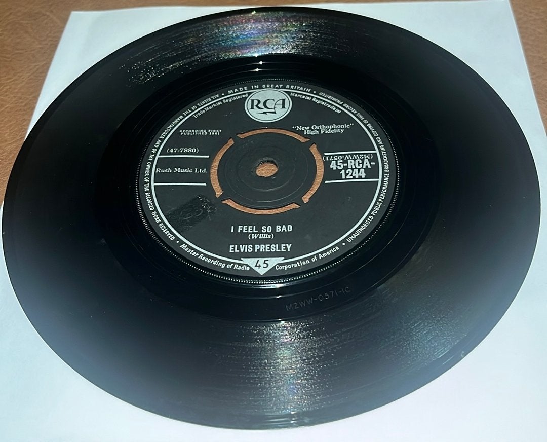 Elvis Presley ‎– Wild In The Country - 7” vinyl single - UK, Enlèvement ou Envoi, Utilisé, Single