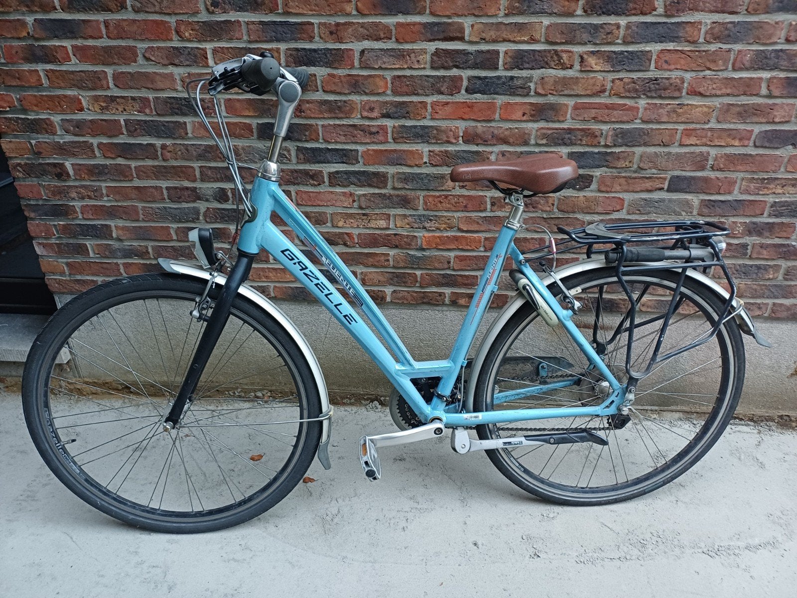 Damesfiets - Gazelle, Fietsen en Brommers, Ophalen, Gebruikt, Velgrem, Meer dan 20 versnellingen