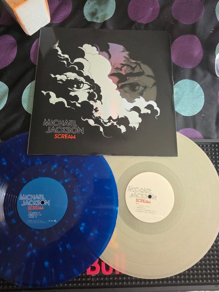 Michael jackson  scream 2 lp, Vinyle coloré, Enlèvement ou Envoi, Comme neuf